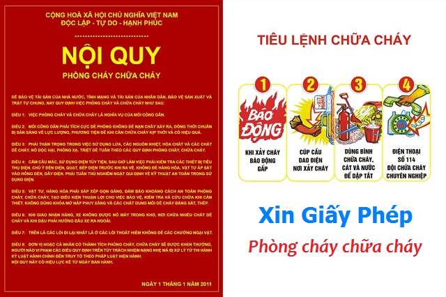 Đối tượng cấp Giấy phép phòng cháy chữa cháy tại Nghệ An